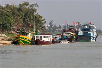 Boats near Hoi An