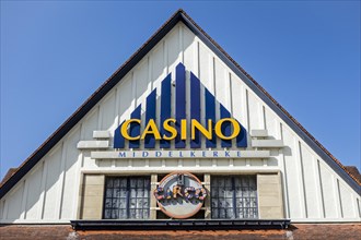 Casino of seaside resort Middelkerke along the Belgian North Sea coast