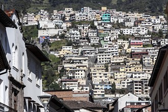 Suburb on the slopes of Quito