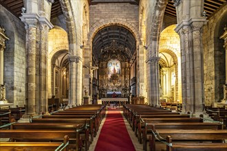 Interior of the church Igreja de Nossa Senhora da Oliveira