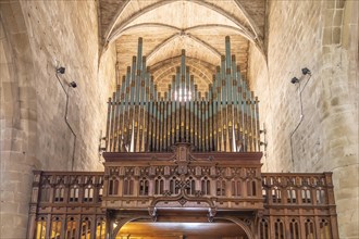Church organ of the Saint-Malo church in Dinan