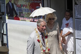 Prince Charles on his 65th birthday with Camilla