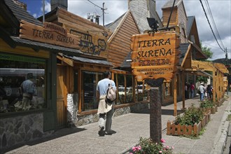 Shopping street in San Martin de los Andes