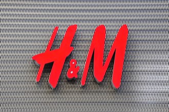 H&M logo of clothes shop