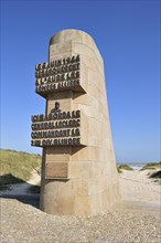 The Monument Leclerc at Utah Beach in the Varreville Dunes