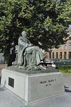 Statue of Flemish writer and poet Willem Elsschot