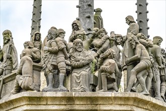 Figures of the Calvaire in the Enclosed Parish of Plougonven