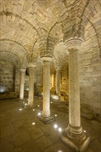 Longobard crypt in the monastery of San Salvatore di Monte Amiata
