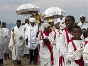 Procession at the Meskel Festival
