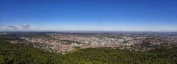 View of the state capital from the television tower