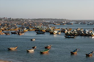 Fishing boats near Mui Ne