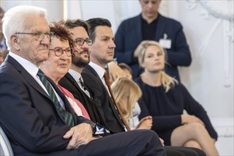 Ceremony at Neues Schloss to mark the 75th birthday of Winfried Kretschmann