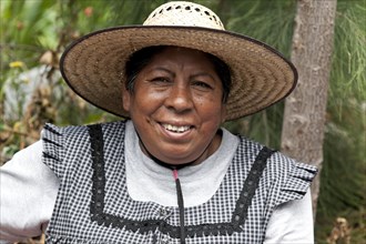 Mexican woman with hat