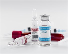 Preventive coronavirus vaccine bottles