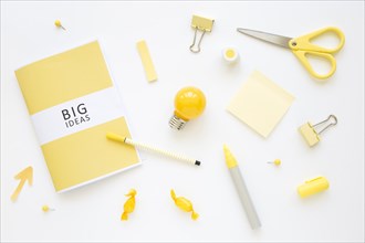 Stationeries bulb candies with big ideas diary