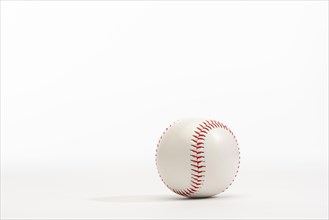 Front view baseball with copy space