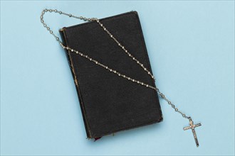 Top view holy book necklace