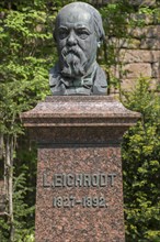 Bust of Ludwig Eichrodt 1827-1892