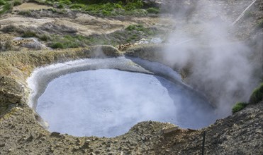 Hot spring at Biancane Geothermal Park