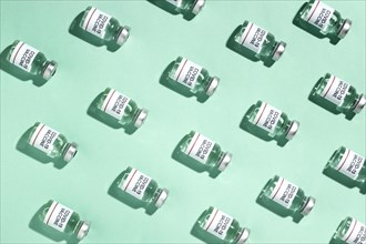 Minimal vaccine bottles assortment