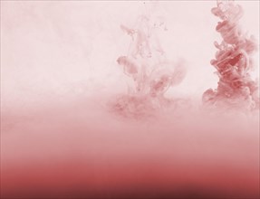 Abstract dense rose cloud haze pinkness