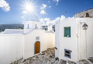 Greek Orthodox Chapel of Agios Spiridon with Star of the Sun