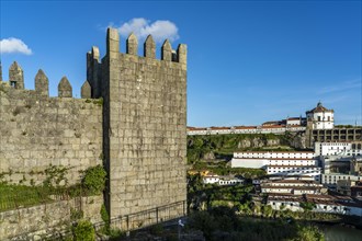 Tower of the city wall and the monastery Mosteiro da Serra do Pilar