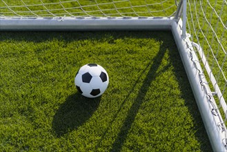 Ball goalpost soccer field