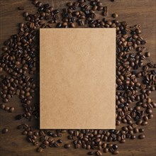 Cardboard package coffee beans