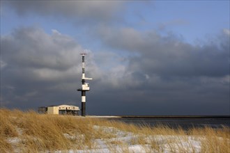 Radar tower on the island of Minsener Oog
