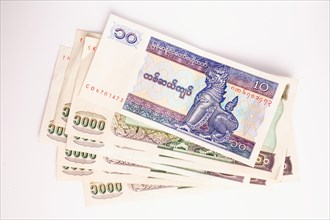 Banknotes from Myanmar