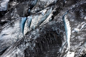 Glacier tongue and ice details