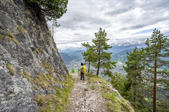 Mountaineer climbing the Katzenkopf