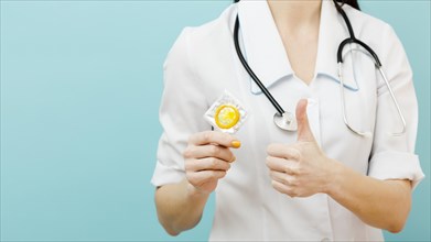 Woman doctor approves using protection