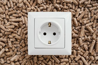 Top view electric socket pellets