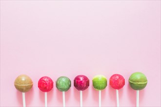 Colorful lollipops