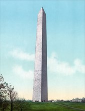 The Washington Monument is an obelisk on the National Mall in Washington