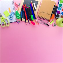 Notepads pencils pink