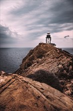 Lighthouse on the peninsula La Revellata near Calvi Corsica France Europe