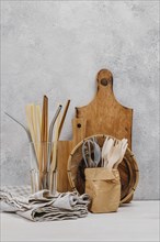 Kitchen cloth wooden objects