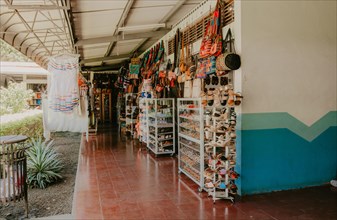 Masaya craft market. Colorful souvenir craft market in Masaya Nicaragua