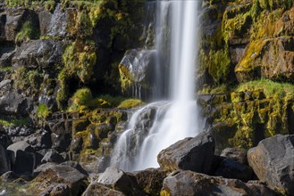 Oexarafoss waterfall