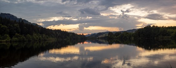 Evening atmosphere after sunset