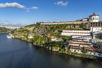 Mosteiro da Serra do Pilar Monastery high above the Douro River