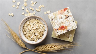 Natural handmade soap from cereals