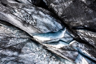 Glacier tongue and ice details