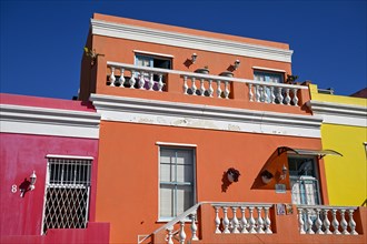 Colourful house facade in De Waal Street