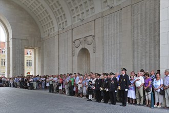 Last Post Ceremony under the Menin Gate Memorial to the Missing