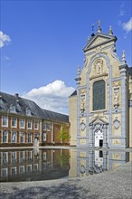 Abbot's house and 17th century Baroque church of the Premonstratensian Averbode Abbey at Scherpenheuvel-Zichem