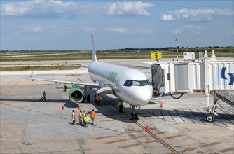 Viva Aerobus Airbus A321 plane at Merida airport
